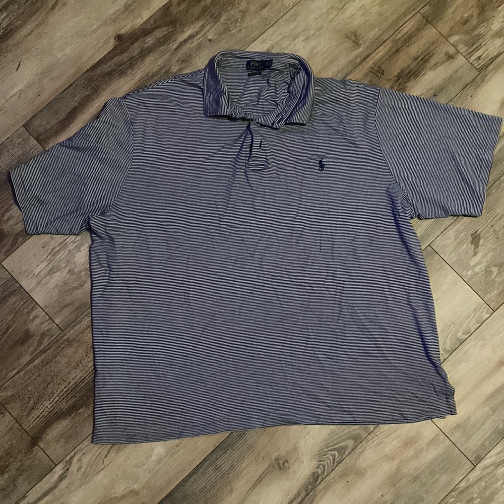 Polo Ralph Lauren Pima Soft Touch Striped Polo Men’s Size 3XLT